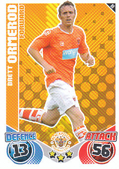 Brett Ormerod Blackpool 2010/11 Topps Match Attax #89